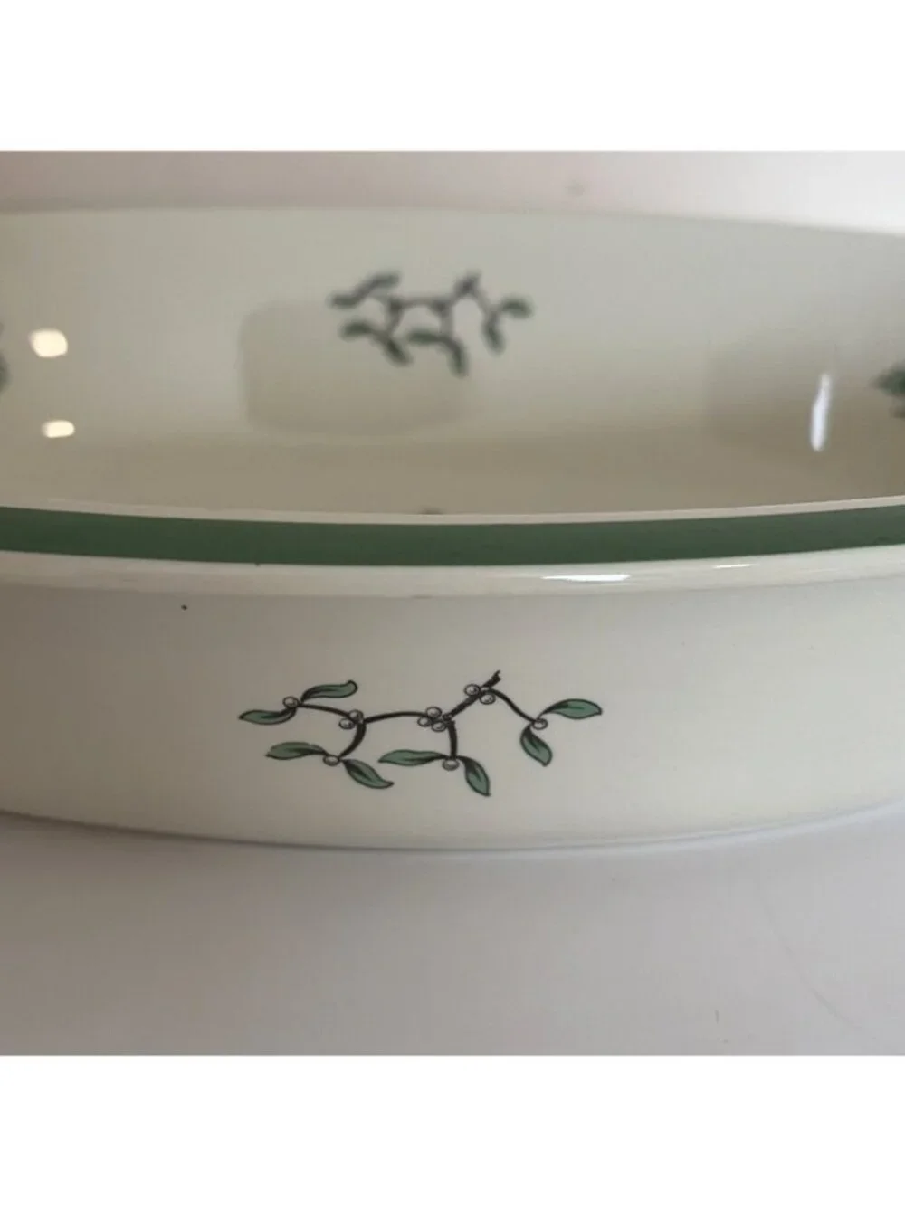 VTG Spode Christmas Tree Imperial Cookware Casserole Dish Bowl Oven to Table